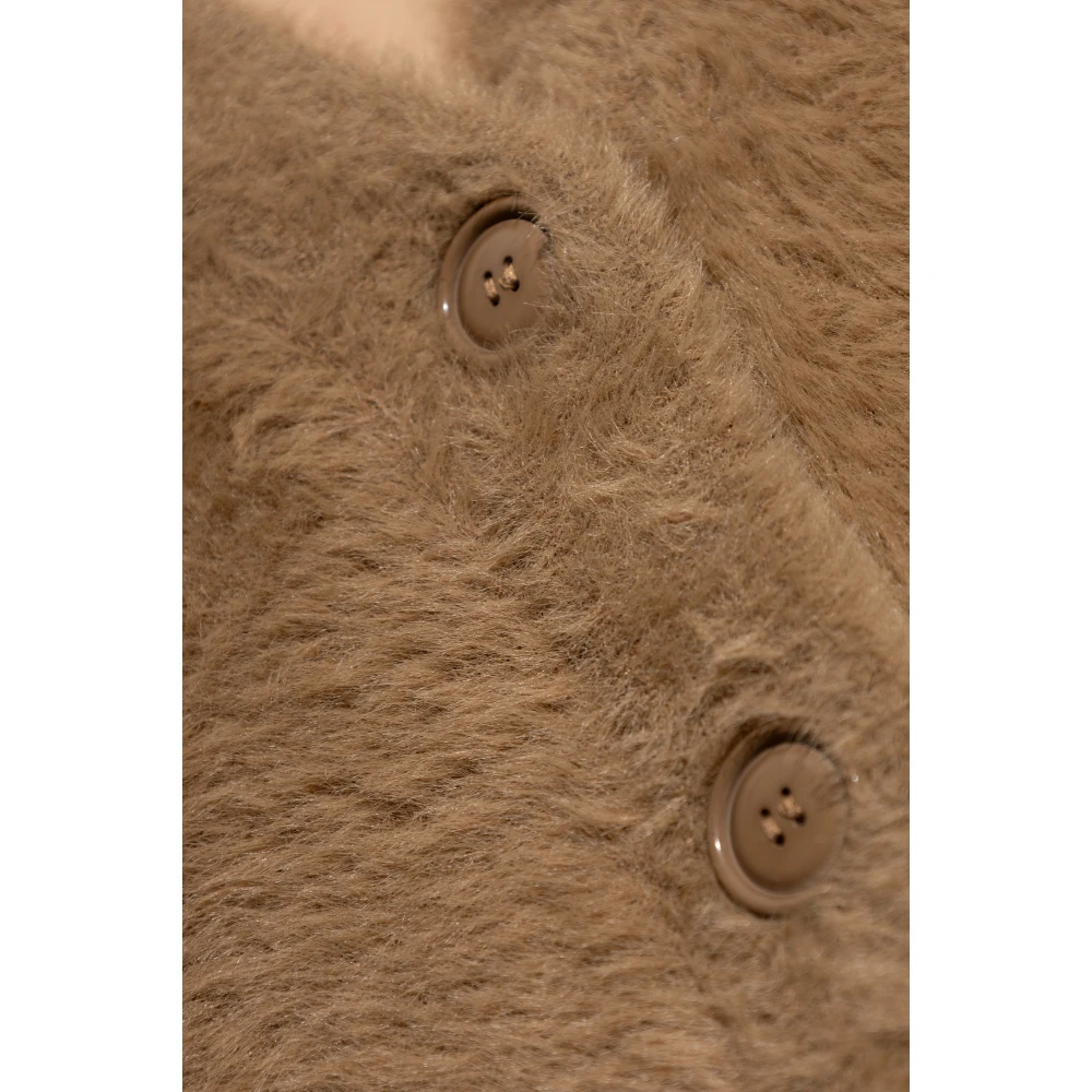 Forte Vest met decoratieve afwerking Beige Dames