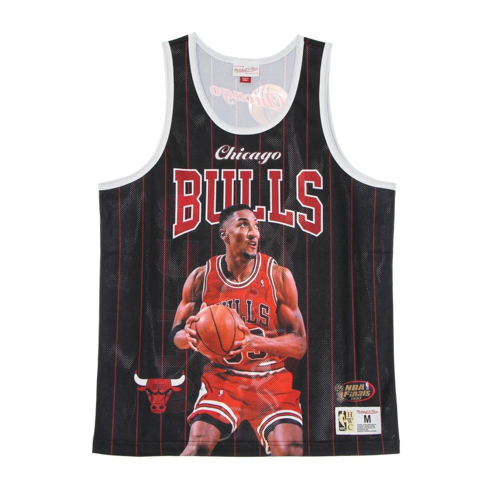 Mitchell & Ness Chicago Bulls Tank Top Scottie Pippen Black Heren