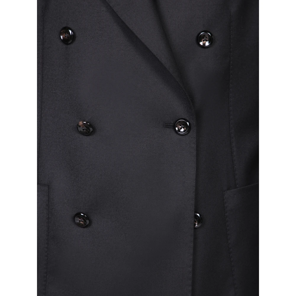 Tagliatore Zwarte Blazer Black Heren