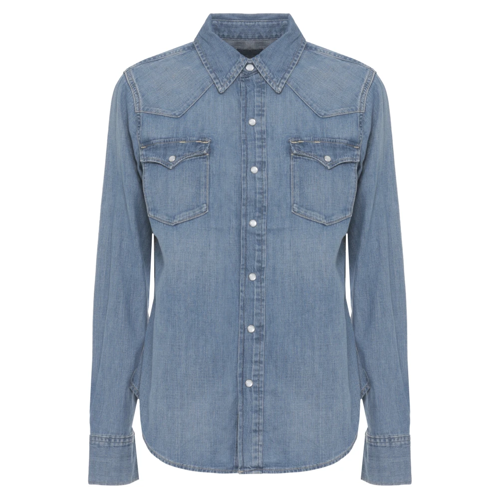 Ralph Lauren Donna Blu Camicette L, New,