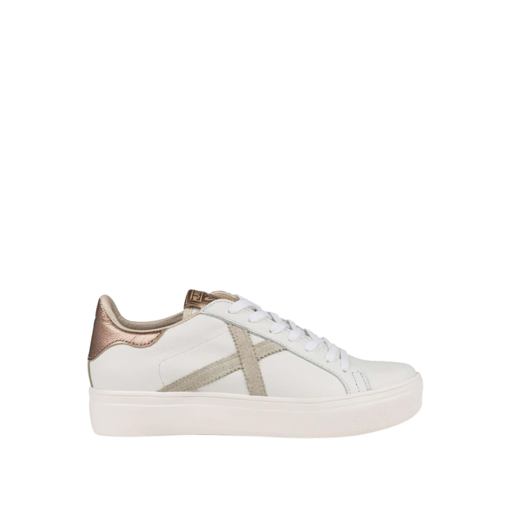 Munich Baskets Blanches Sky Pour Femmes Femme Chaussures Blanc 39 Eu