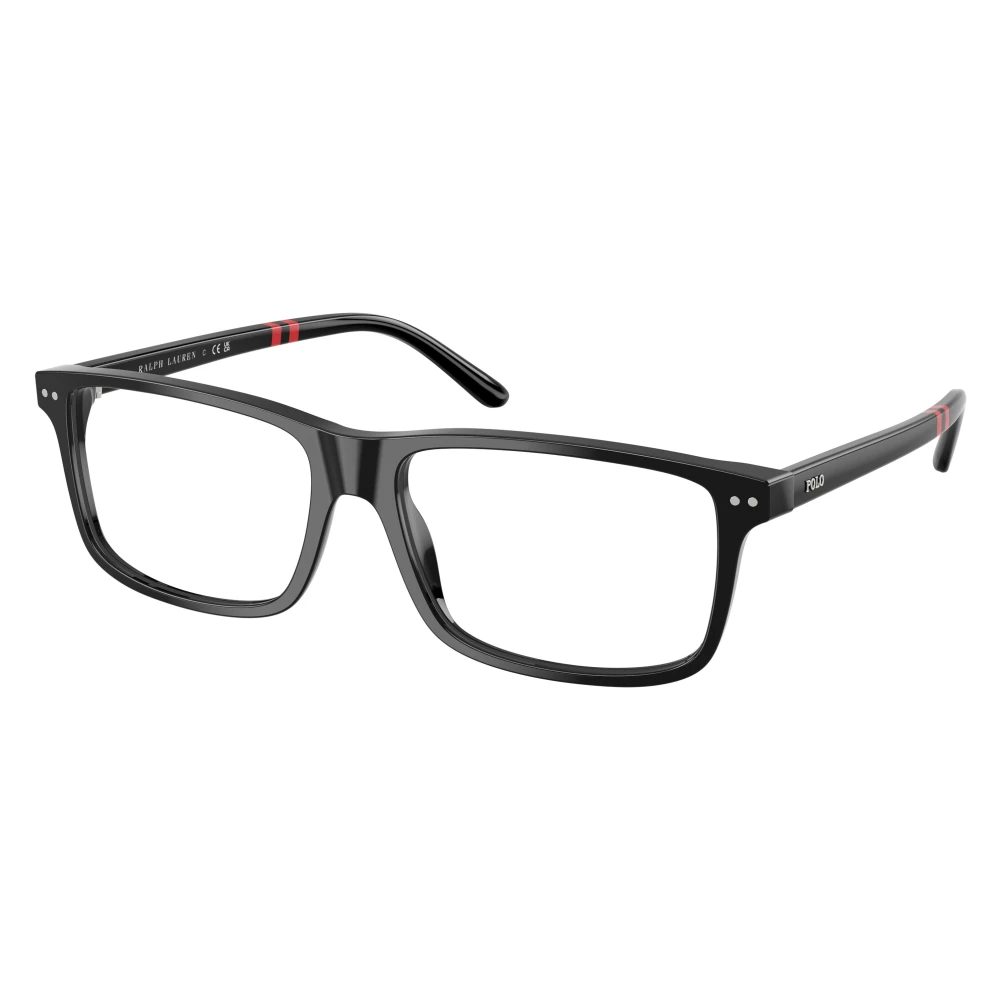 Polo Ralph Lauren Black Man Ph2296 5001 Optical Frames Acetate Squared Normal - Image 3