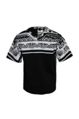 printed-v-neck-shirt-black-white