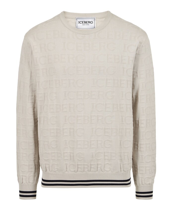 pull-col-rond-blanc-en-100-coton-avec-logo-all-over
