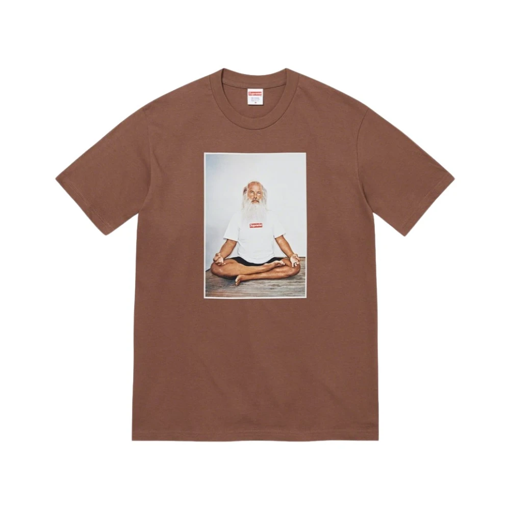 Supreme Beperkte oplage Rick Rubin Tee Bruin Brown Heren