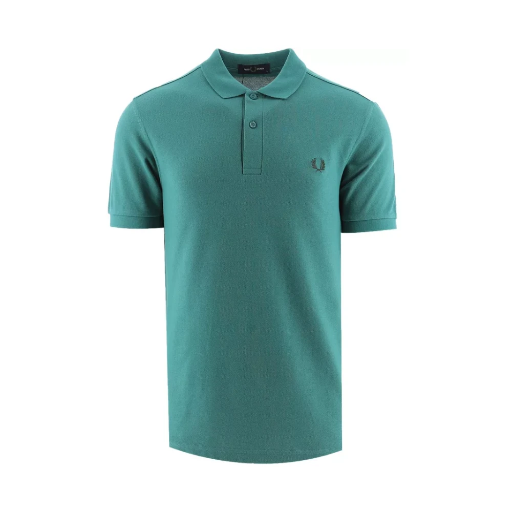 Fred Perry Slim Fit Plain Polo met Strepen Blue Heren
