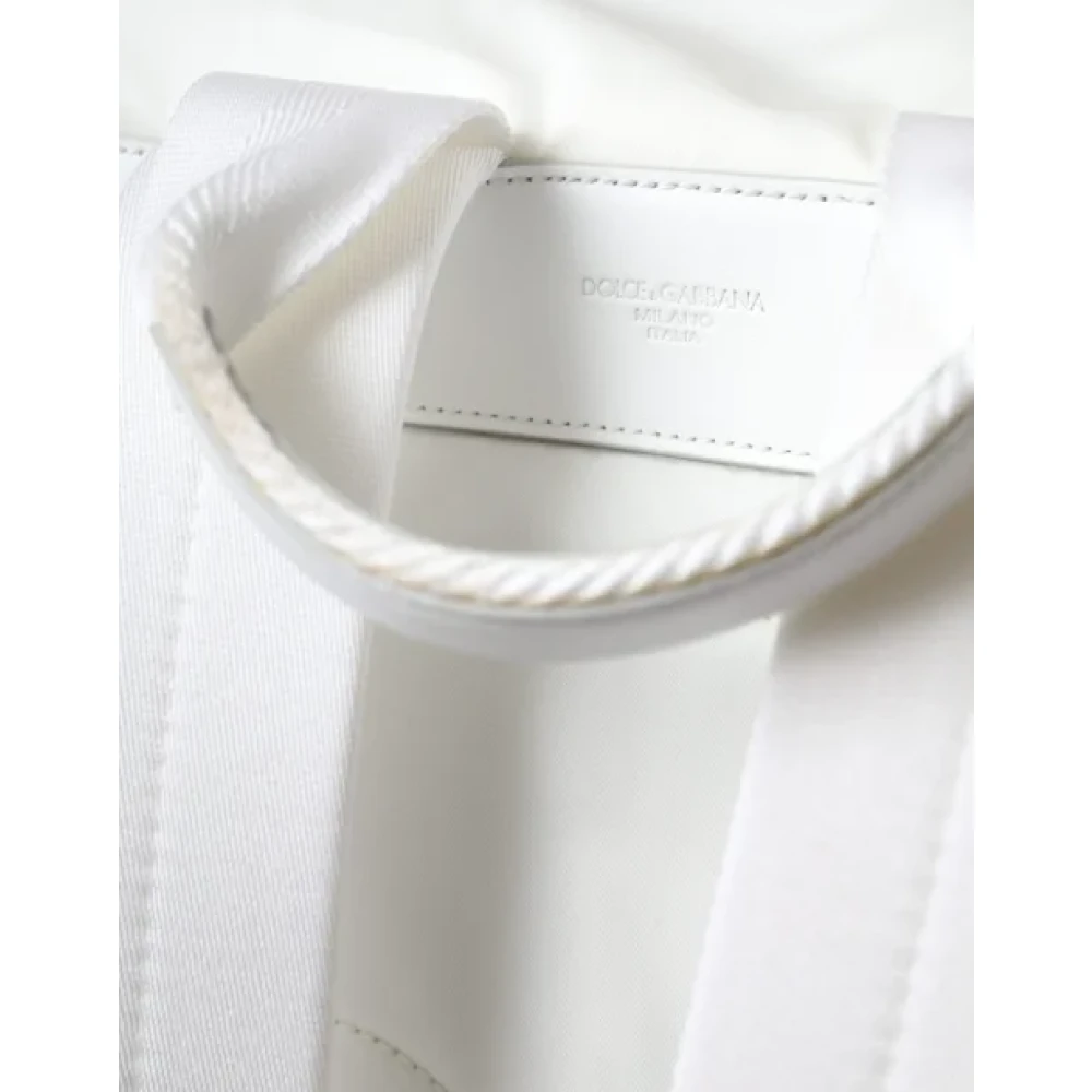 Dolce & Gabbana Pre-owned Fabric backpacks White Dames