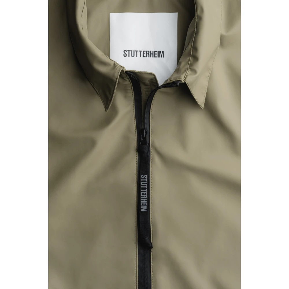 Stutterheim Lichtgewicht Waterdichte Parka Green Heren