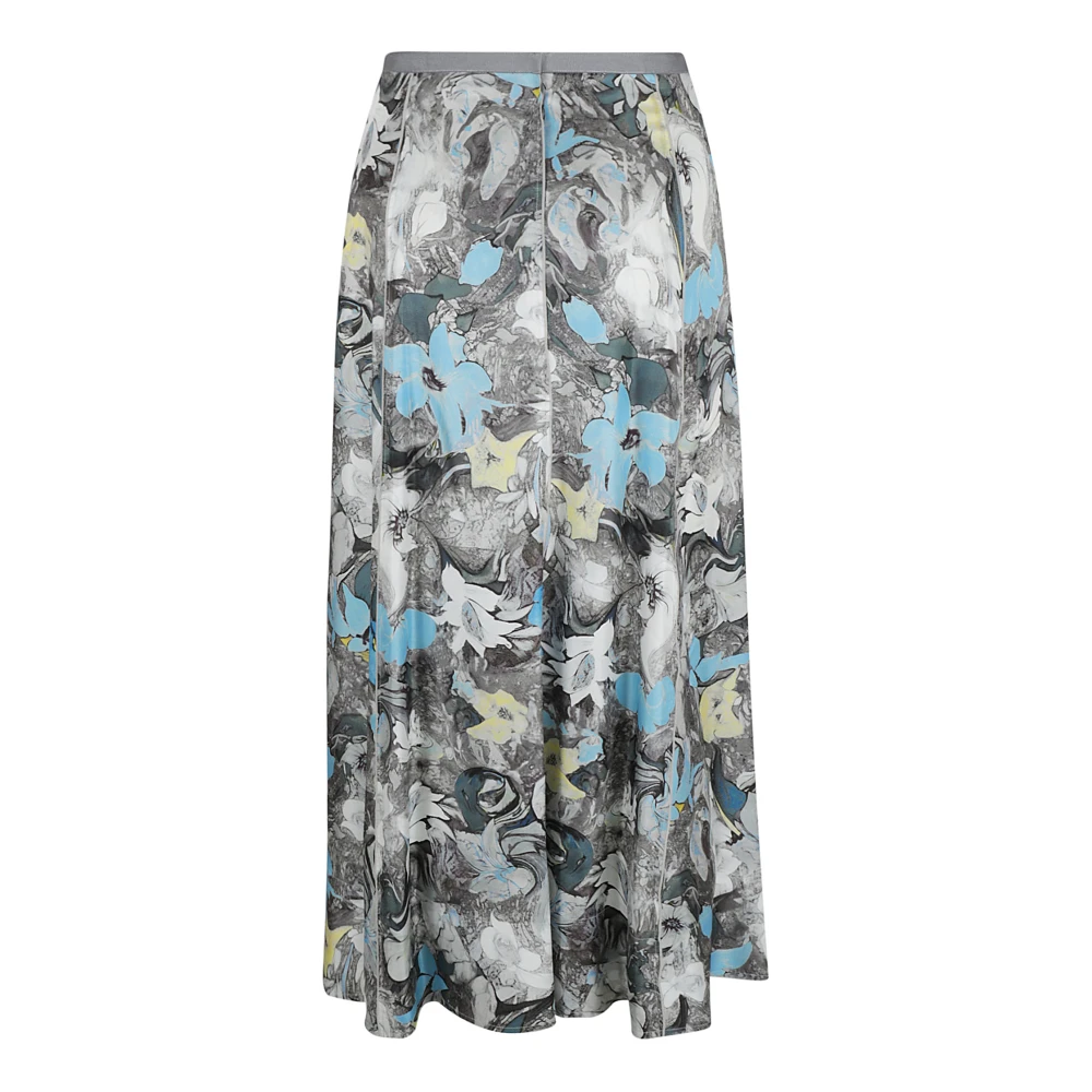 TORY BURCH Gedrukte zijden keperrok Multicolor Dames