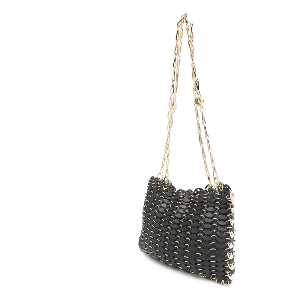 Paco Rabanne Zwart Goud Handtas Black Dames