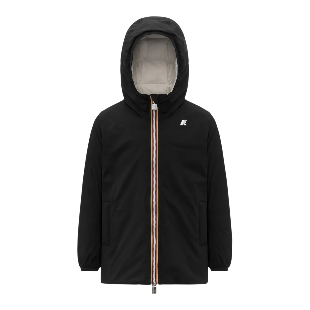 K-Way Girls Black Winter Jackets, 12 Y, P. Sophie St Thermo Reversible Jacket