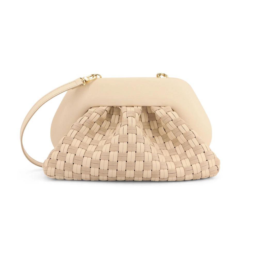 Themoirè Women's Beige Tia Clutch