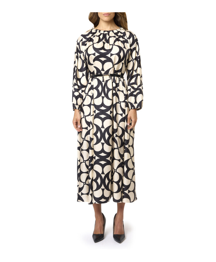 robe-longue-evasee-imprimee-en-soie-blanche