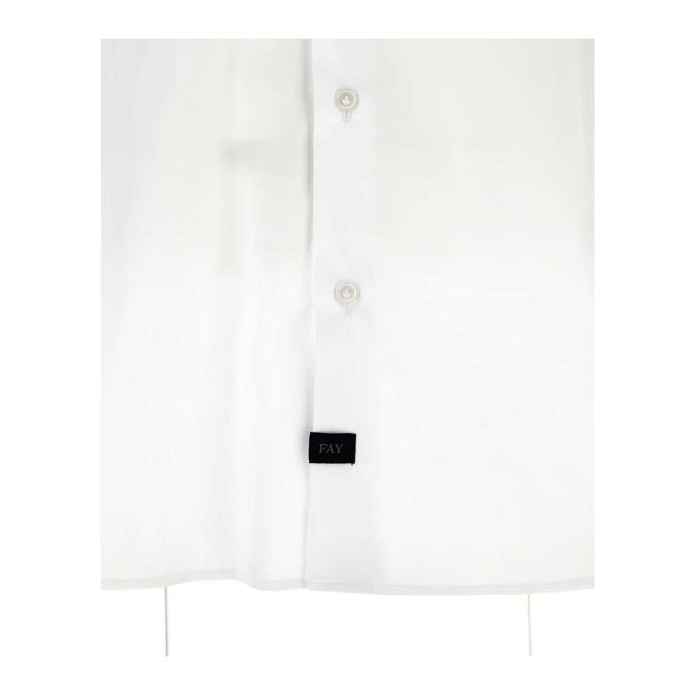 Fay Witte Shirts voor Vrouwen White Heren