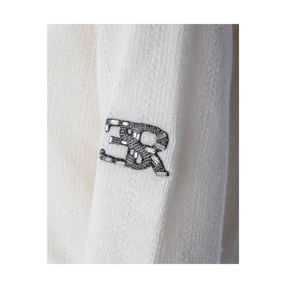 Ermanno Scervino V-hals Lange Mouw Top White Dames