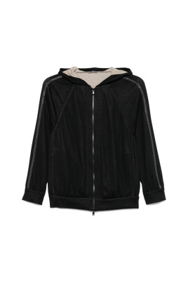 sweat-a-capuche-noir-fermeture-eclair-manches-longues