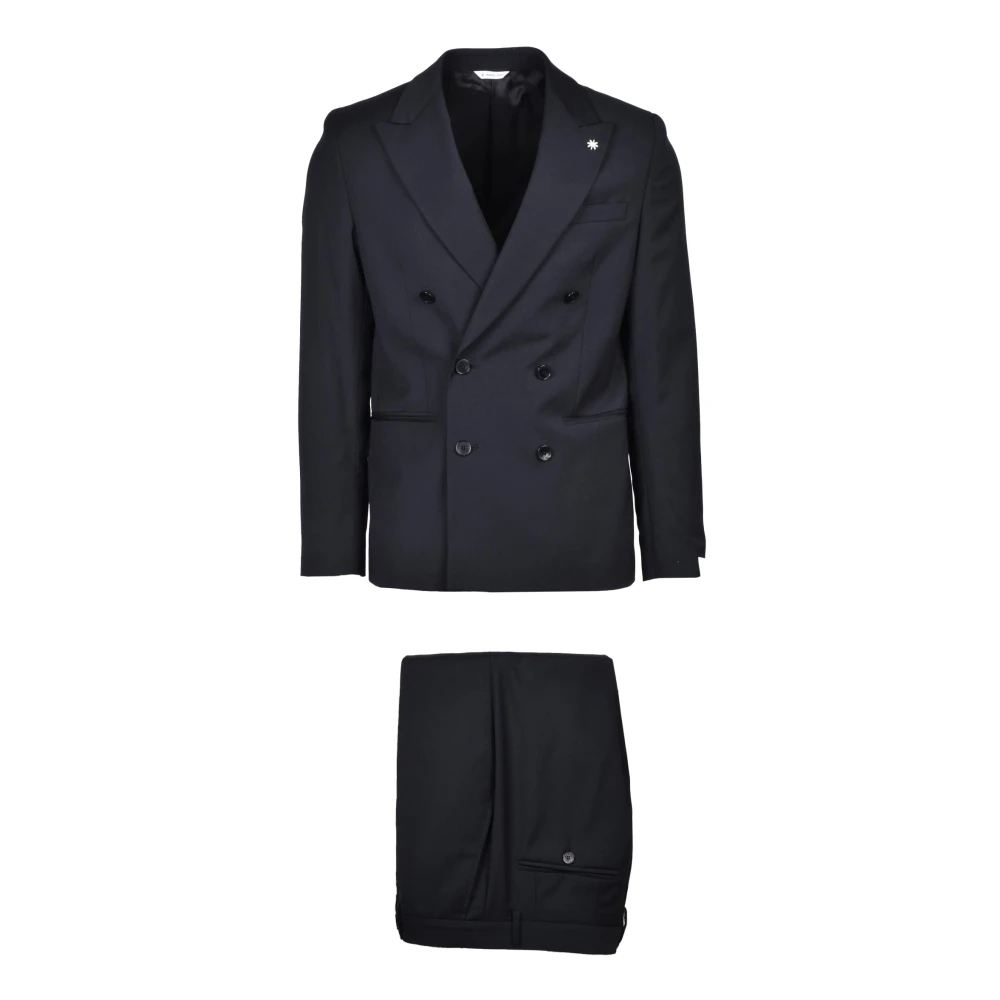 Suits > Suit Sets > Double Breasted Suits - - Manuel Ritz - Modalova