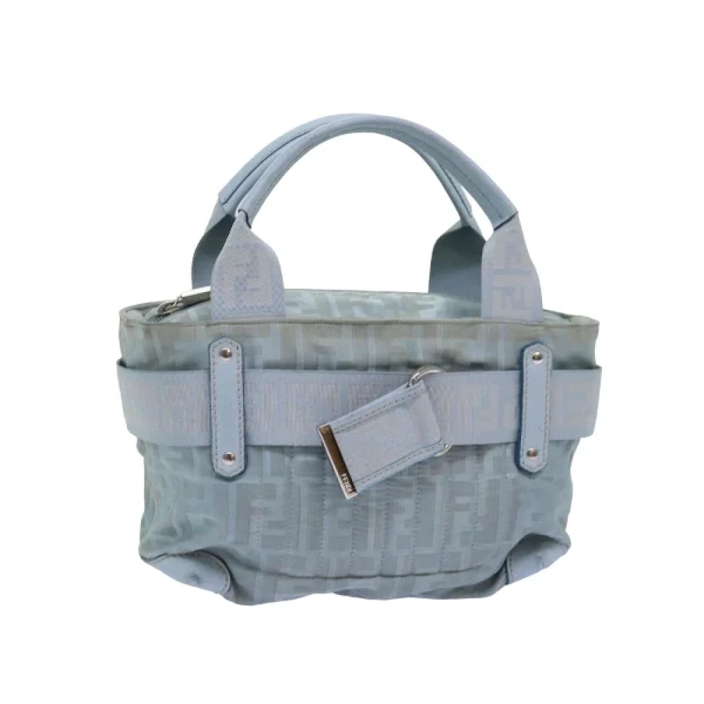 Fendi Vintage Pre-owned Nylon handbags Blue Dames