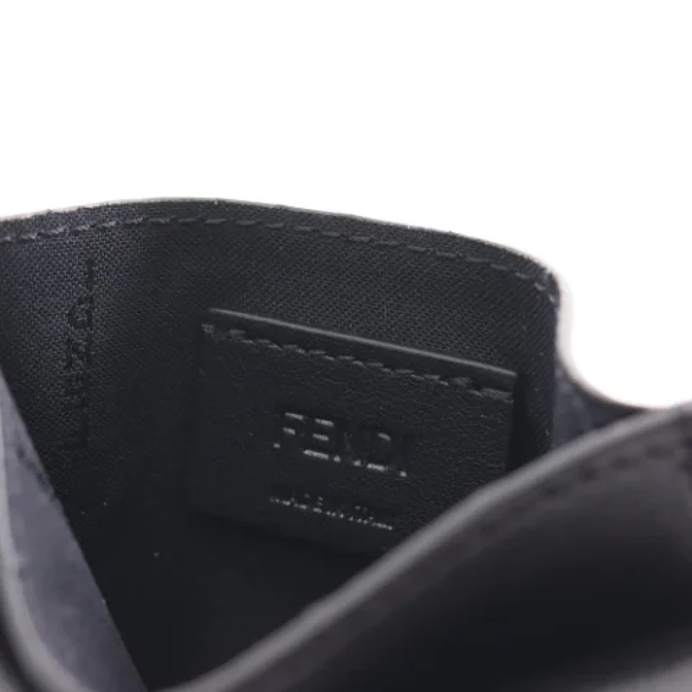 Fendi Vintage Pre-owned Leather wallets Black Dames