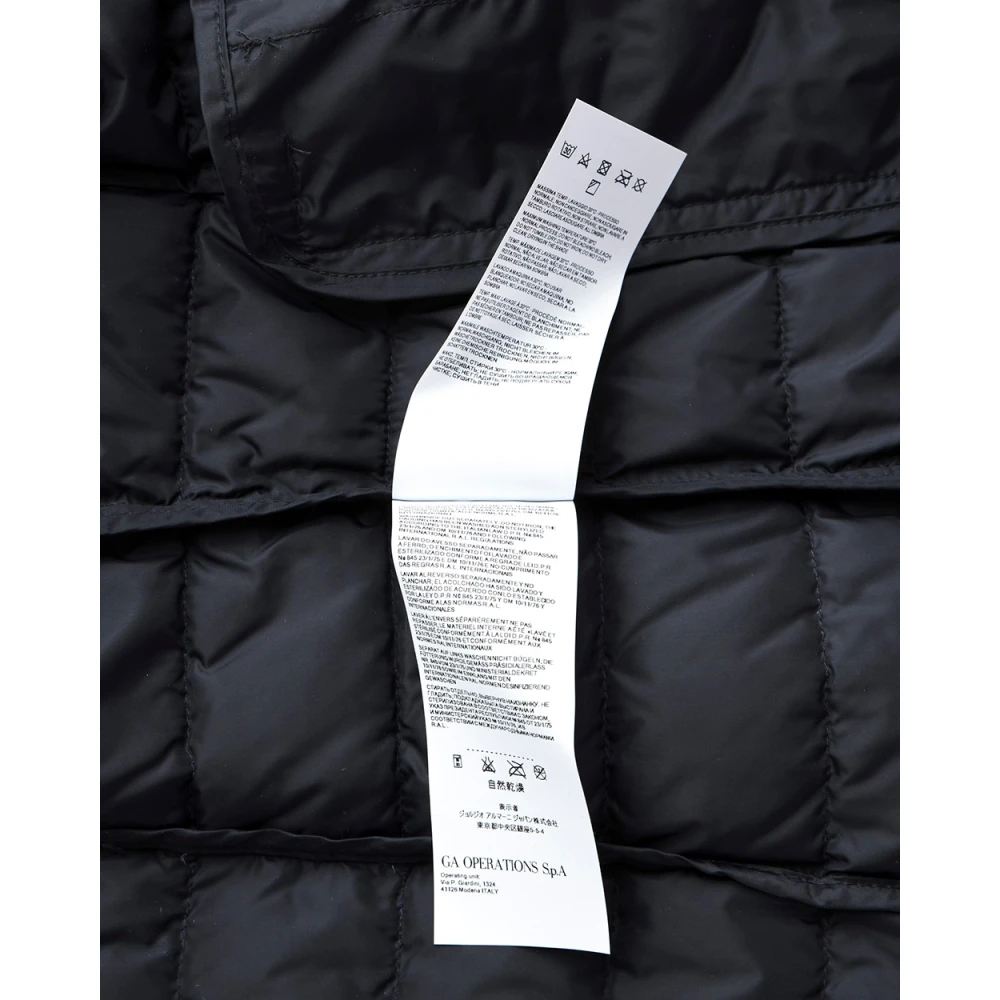 Armani Jeans Stijlvolle Denim Jack Black Dames