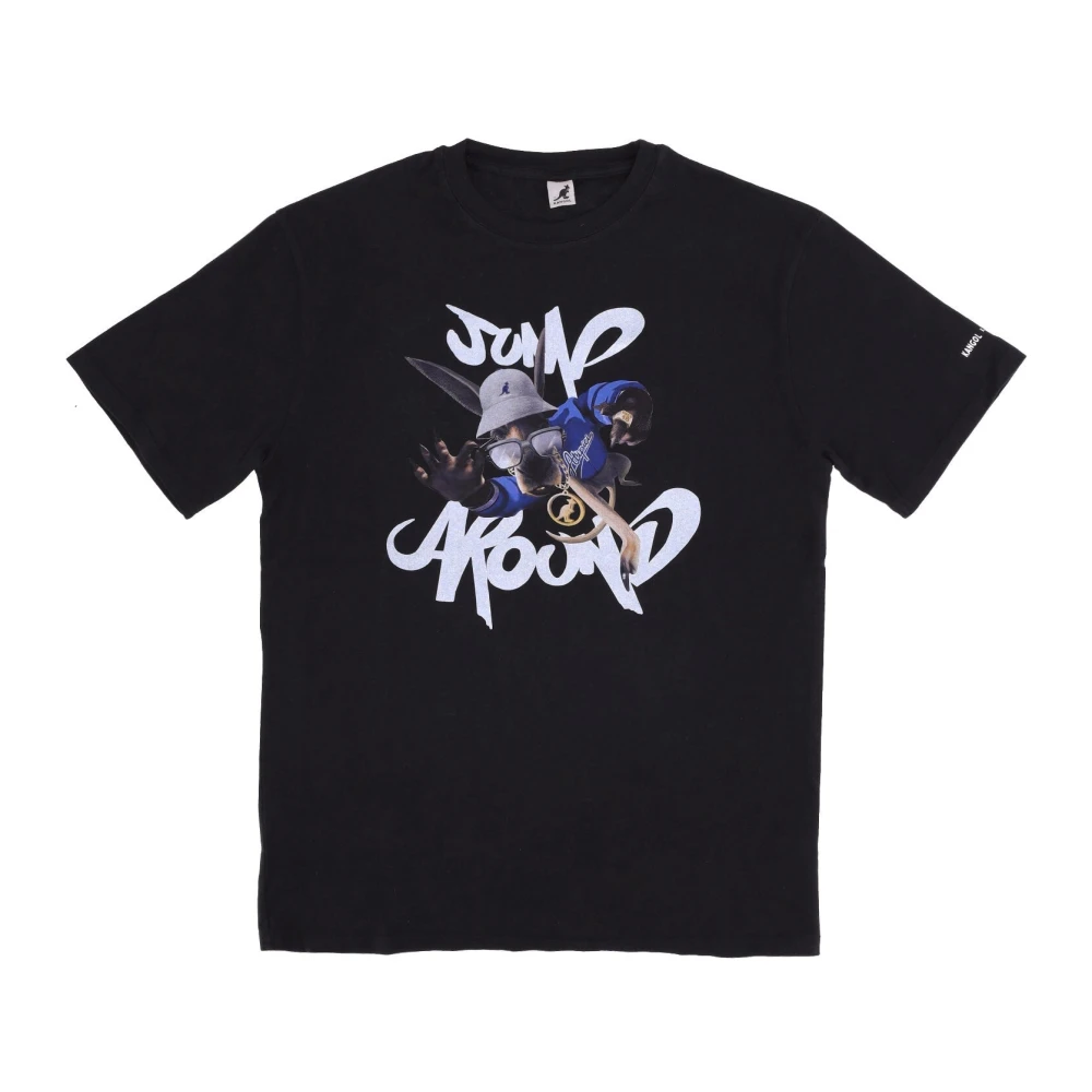 Kangol Limited Edition Jump Around Tee Zwart Black Heren