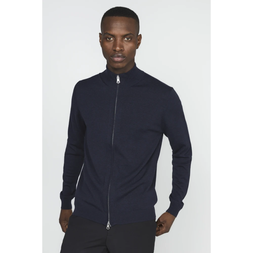 Matinique Klassieke Cardigan Blue Heren
