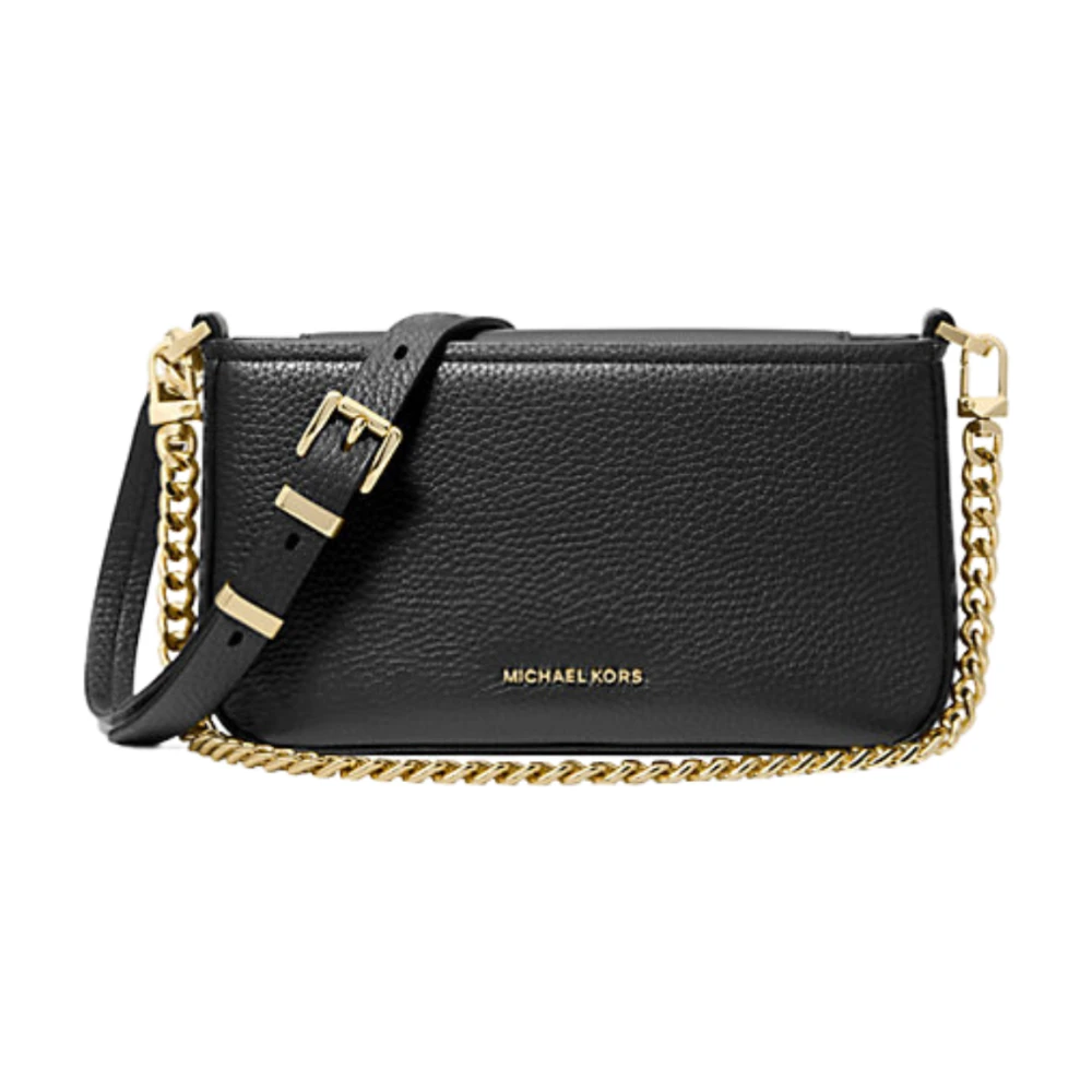 Michael Kors Zwarte Crossbody Pouchette Tas Black Dames