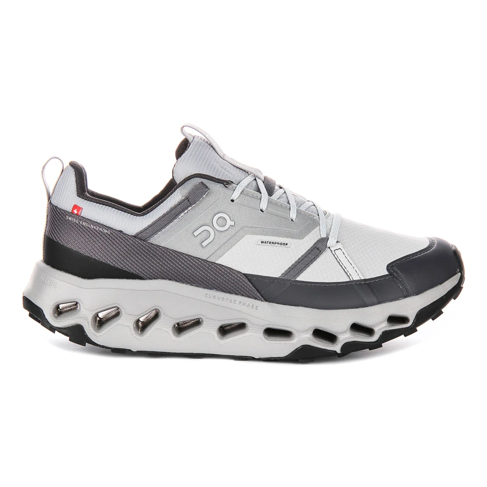 On Running Men's Gray Running Shoes, 6 Uk, Waterproof Grey Comfort Grip Cushion Hiking Shoes