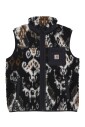 black-jacquard-sleeveless-vest-liner