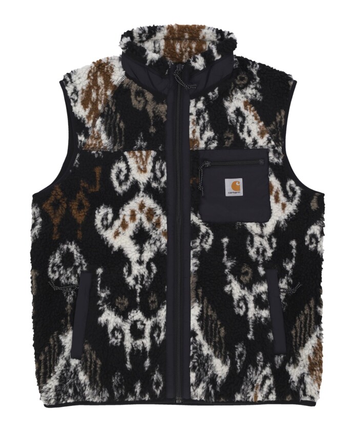 black-jacquard-sleeveless-vest-liner