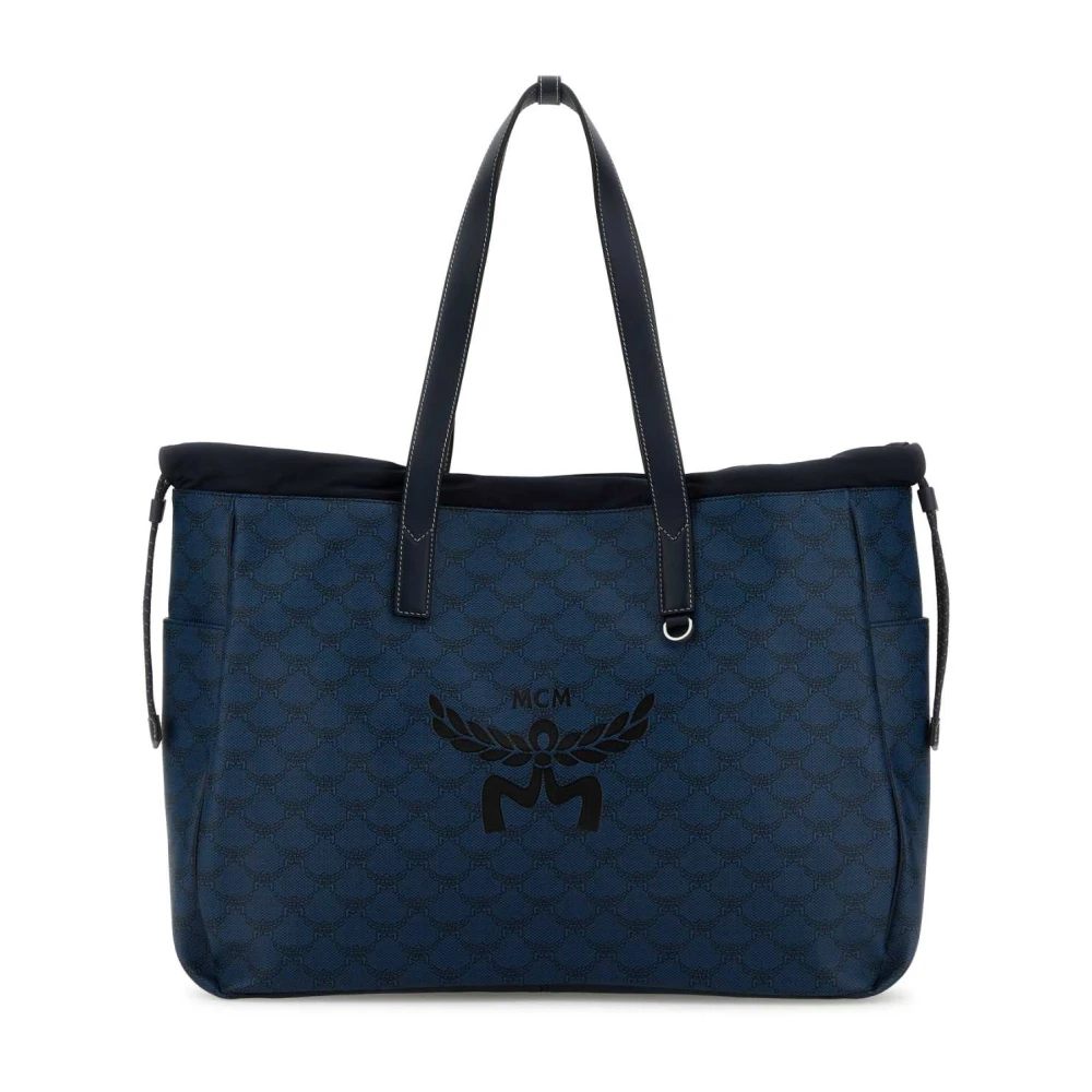 MCM Canvas Winkel Tas Blue Heren