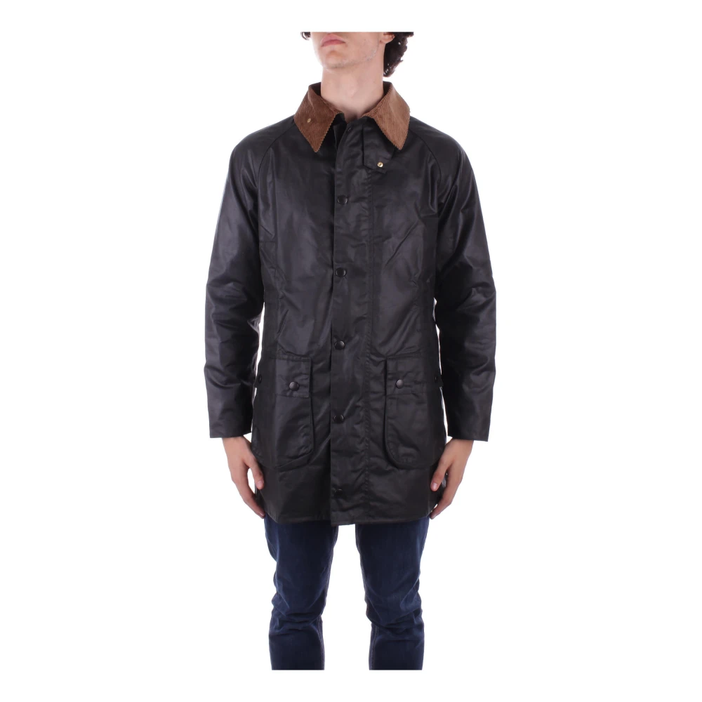 Barbour Heren Gewaxte Katoenen Jas Green Heren