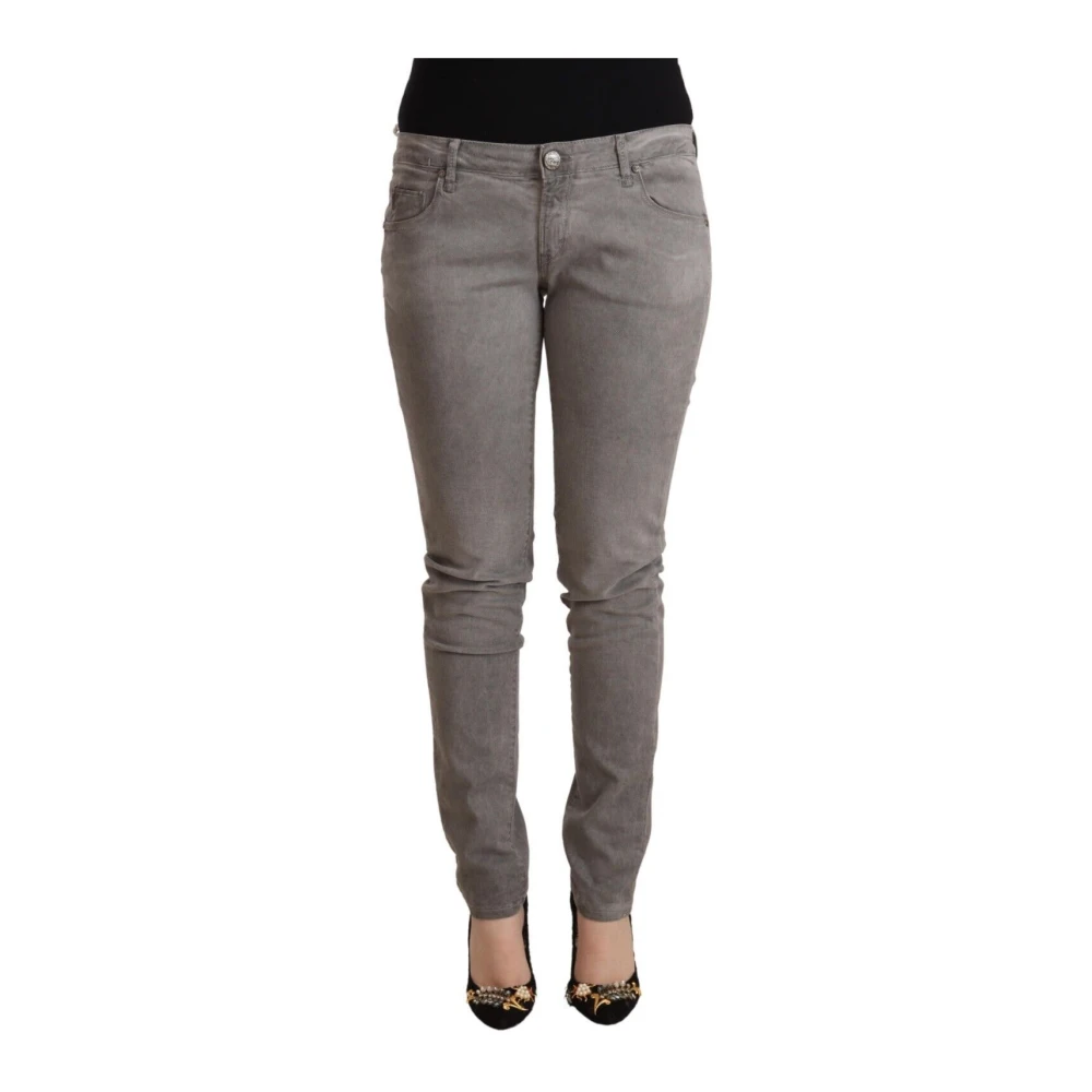 Acht Women's Gray Slim Fit Denim Jeans - Slim Fit Jeans - W32 - Jeans