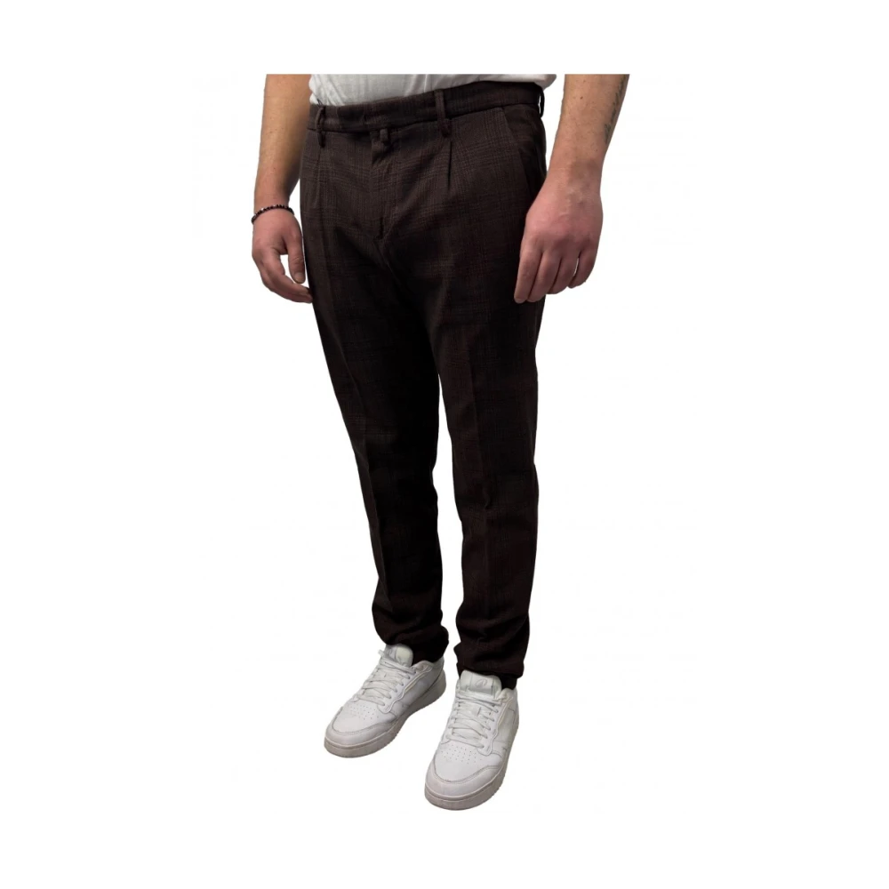 Briglia Katoenen Pantalone 1949 Stijl Brown Heren