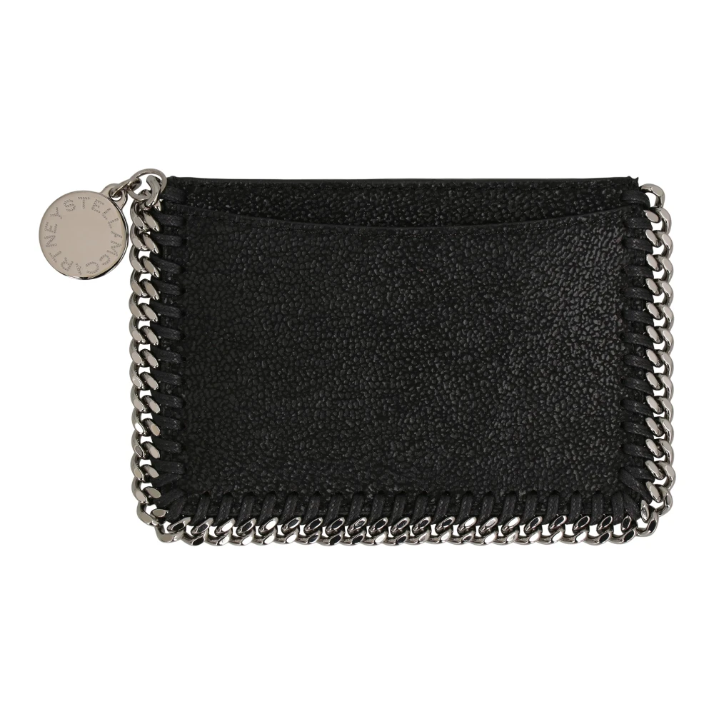 Stella Mccartney Women's Black Wallets & Cardholders, One Size, Falabella Zip Cardholder