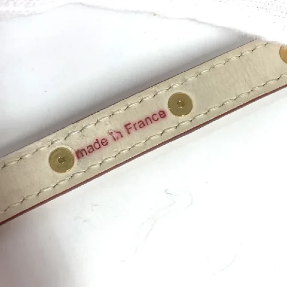 Louis Vuitton Vintage Pre-owned Leather belts Beige Dames