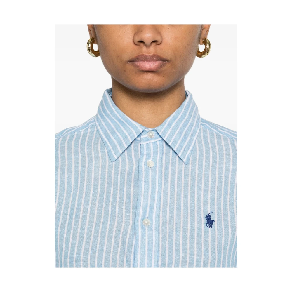 Ralph Lauren Overhemd Blue Dames