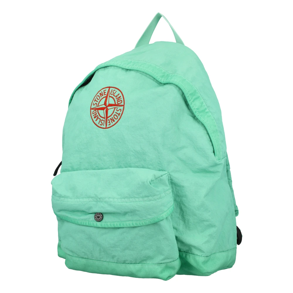 Stone Island Backpacks Green Heren