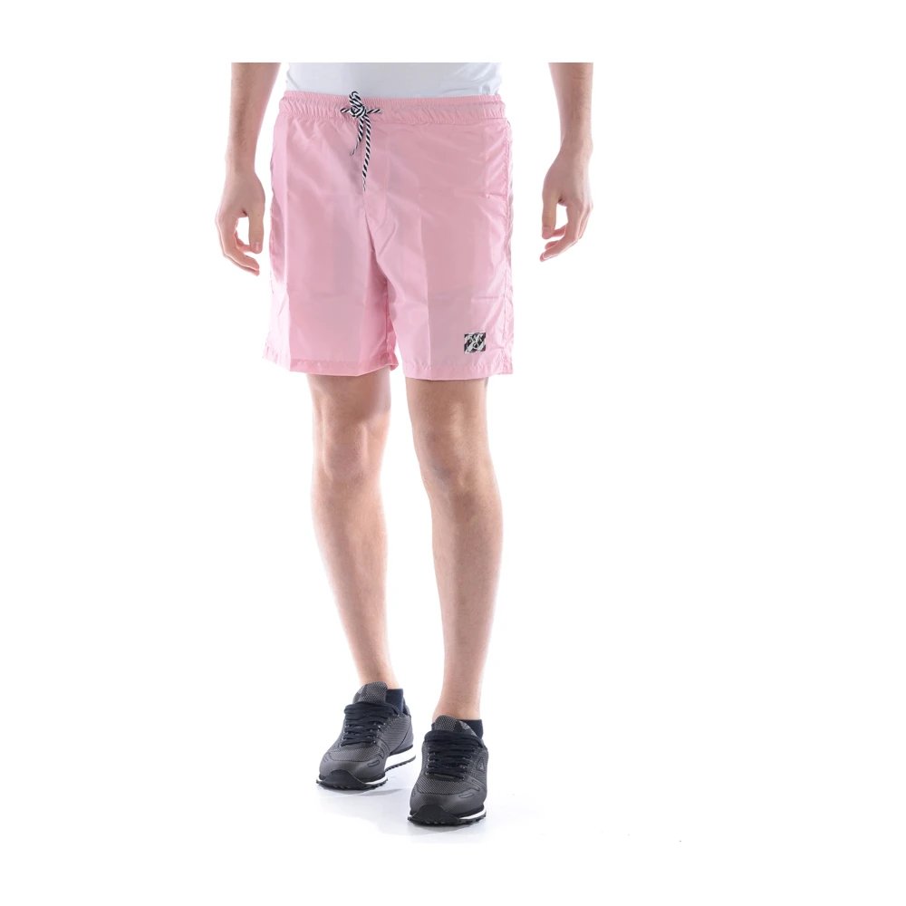 Daniele Alessandrini Pink Casual Shorts, Male, S, Stylish Casual Shorts For Men