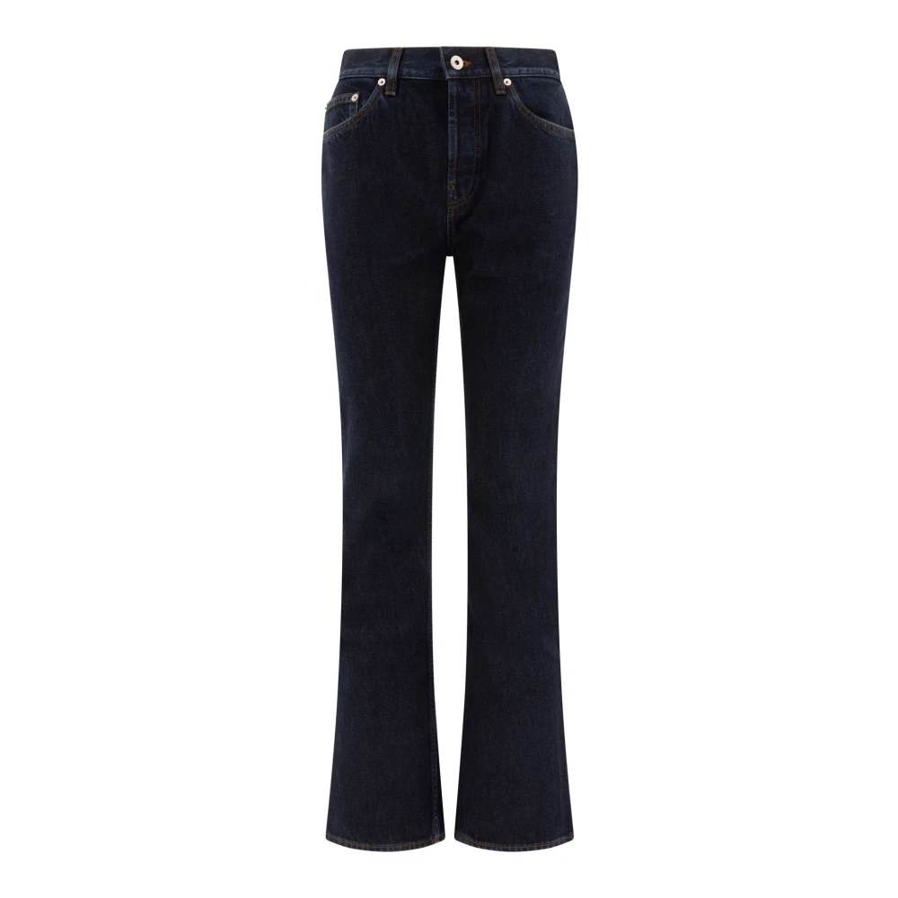 Burberry Women's Blue High Rise Bootcut Jeans