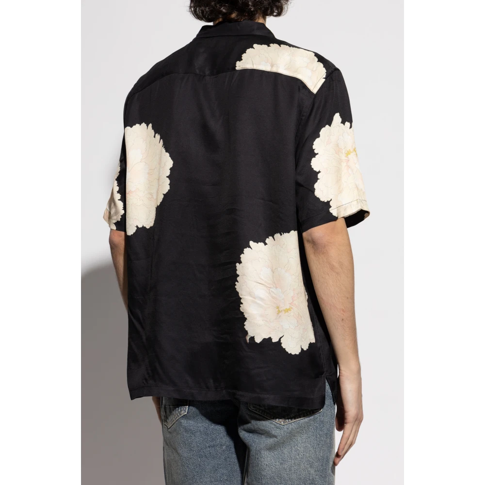 AllSaints Fleur Shirt Black Heren