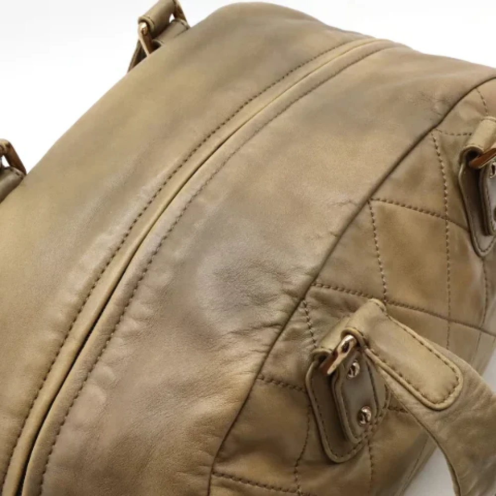 Chanel Vintage Pre-owned Leather totes Brown Dames