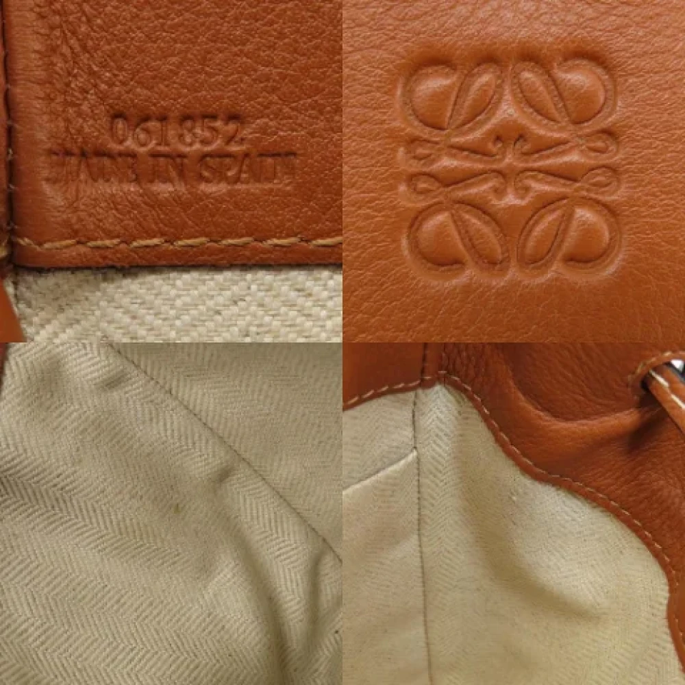 Loewe Pre-owned Canvas handbags Brown Dames