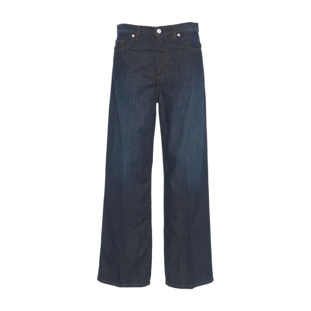 Nine In The Morning Blauwe Wide Leg Elsa Jeans Blue Dames