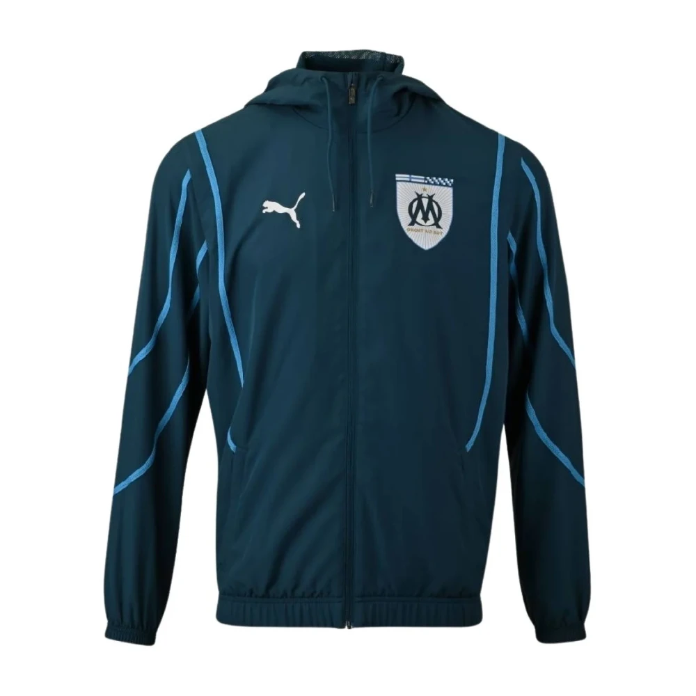 Puma Olympique Marseille Senior Trainingspak 2024 2025 Blue Heren