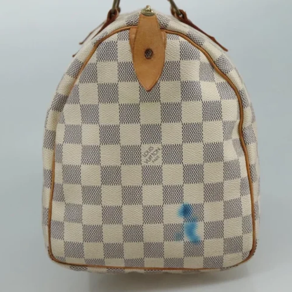 Louis Vuitton Vintage Pre-owned Canvas handbags White Dames
