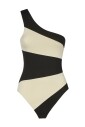 black-one-shoulder-stripe-swimsuit