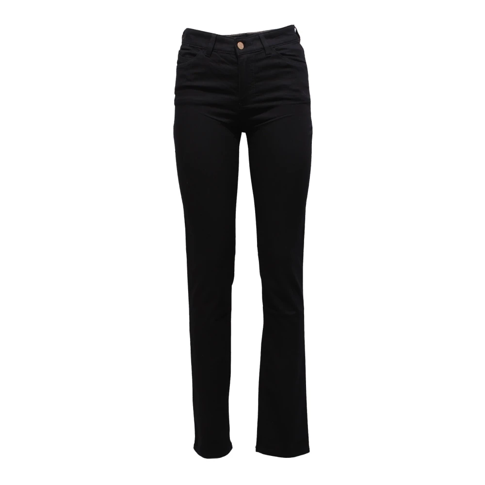 Armani Black Slim Fit Dahlia Trouser - Female - Straight Fit Jeans - W25 - Jeans