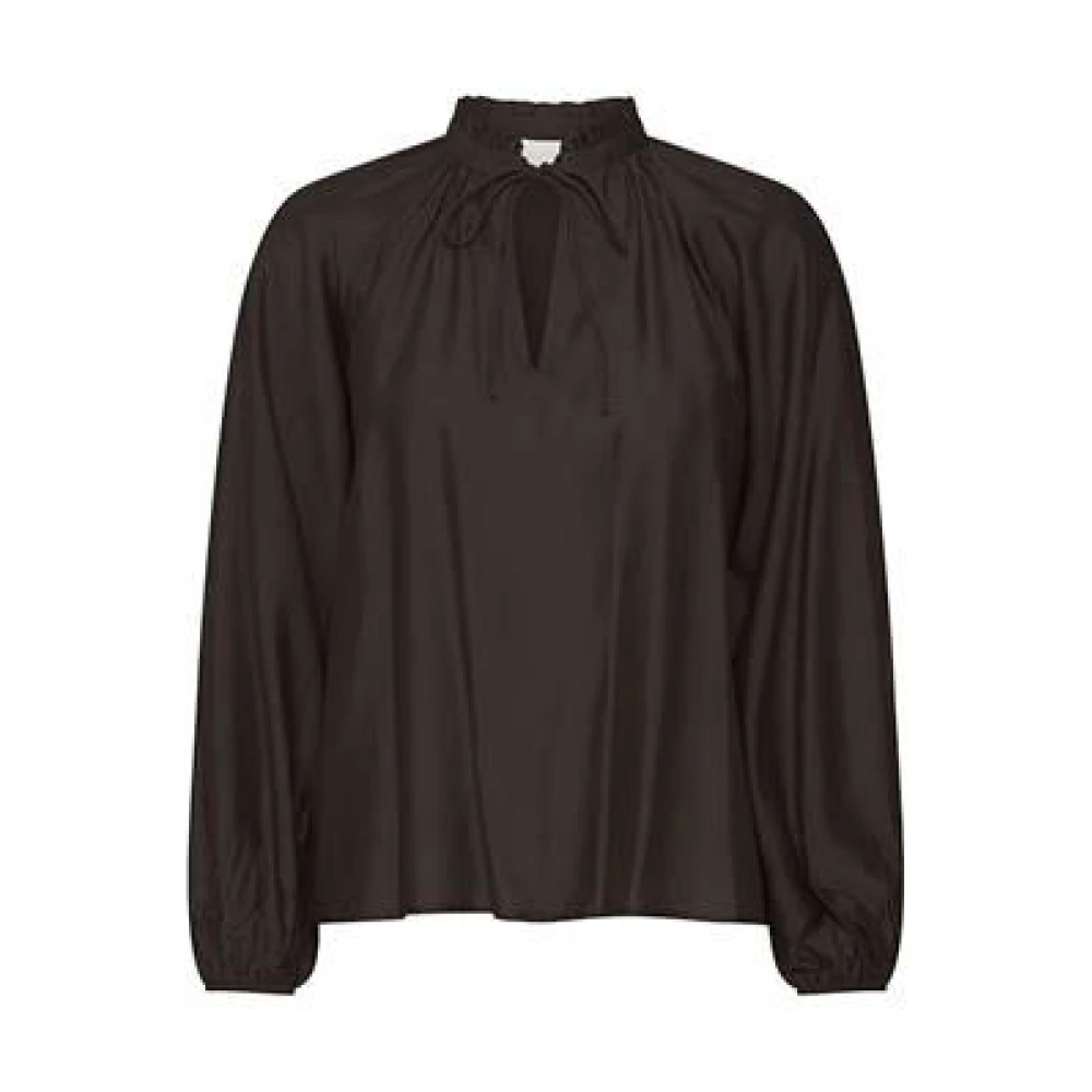 Ichi Zwart Shirts Blouse Freewear Black Dames