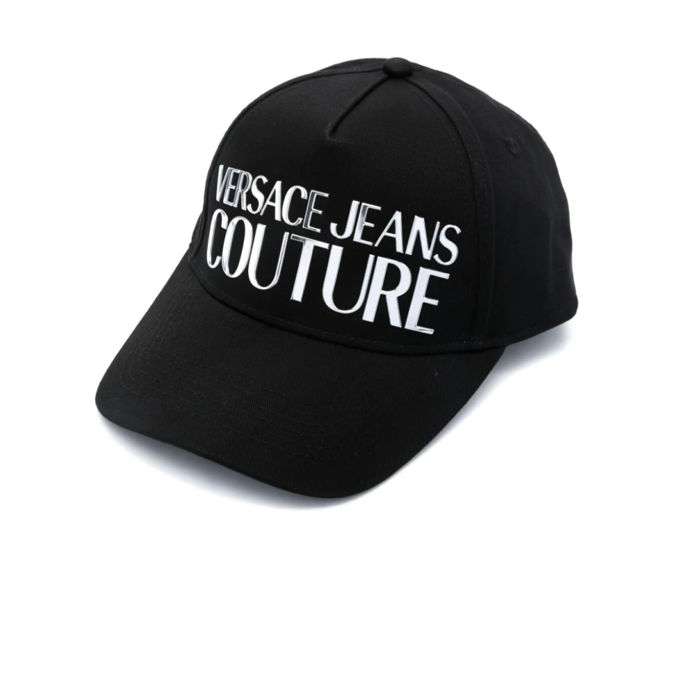 Versace Jeans Couture Zwarte hoeden voor mannen vrouwen Black Dames